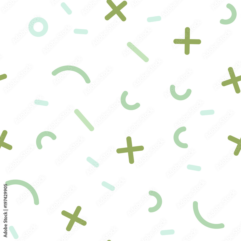 Light Blue, Green vector seamless template with geometric lines.