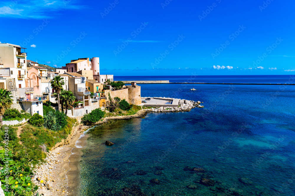 The seaside resort of Castellammare del Golfo, is a stunning picture. 