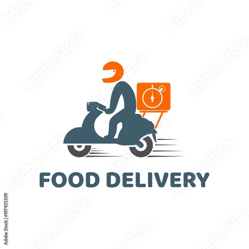 Food Delivery logo vector