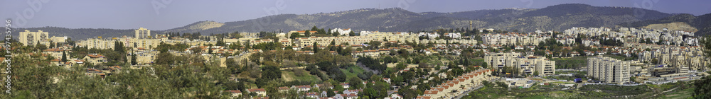 Wery wide panorama of Beit Shemesh