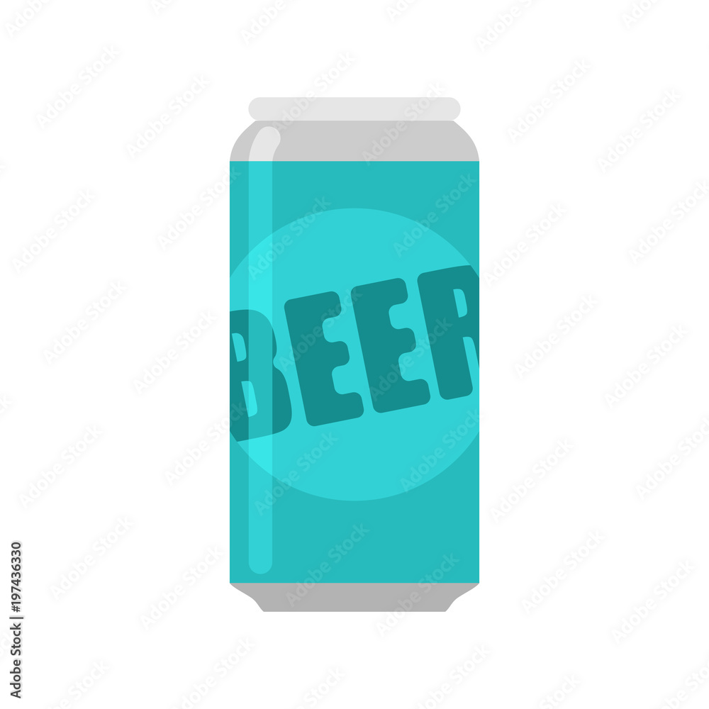 Bank of beer isolated. Aluminum can of alcohol. Bank of beer isolated. Aluminum can of alcohol.