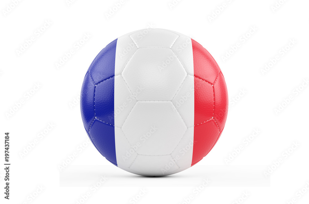 Obraz premium Soccer Ball On White With Clipping Path