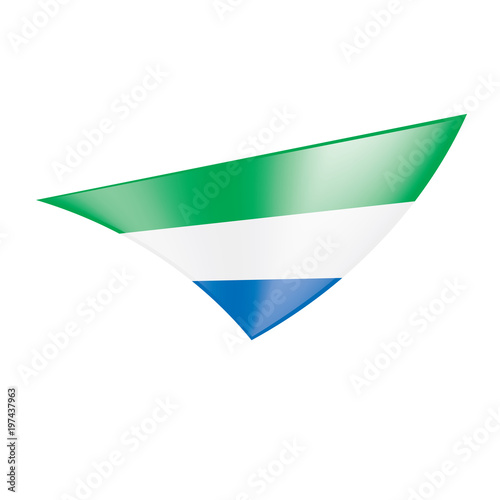 Free Download Sierra Leone flag, vector illustration - GFXLoad