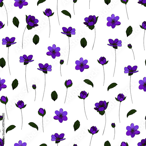 Seamless flower pattern