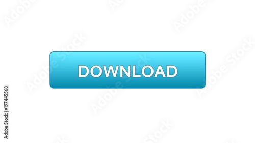 Download web interface button blue color, internet site design, online service