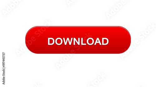 Download web interface button red color, internet site design, online service