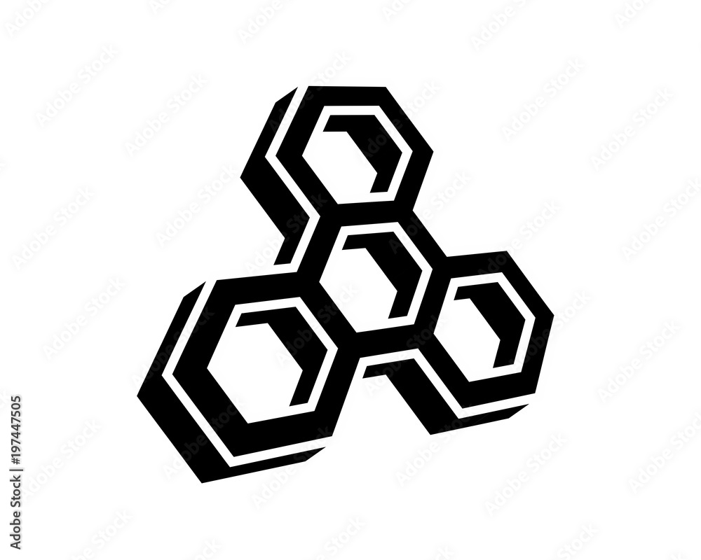 bee hive hexagon shape image vector icon symbol logo bee hive hexagon shape image vector icon symbol logo