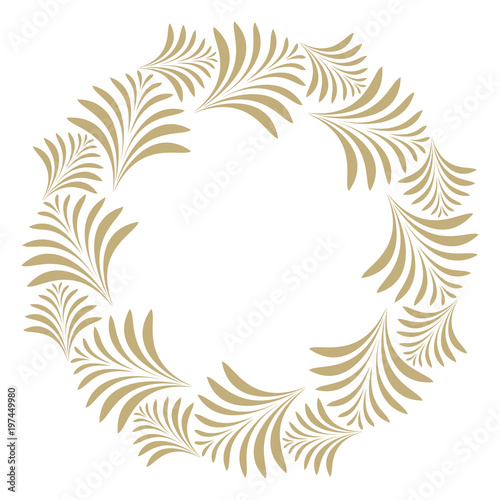 Vector decorative line art frames for design template. Elegant