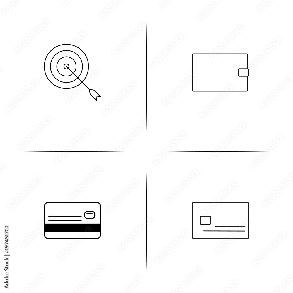 Banking, Finance And Money simple linear icon set.Simple outline icons Banking, Finance And Money simple linear icon set.Simple outline icons