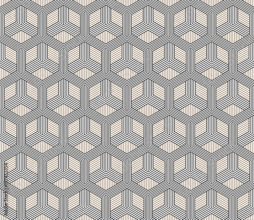 Vector seamless geometric pattern. Classic Chinese ancient fully editable ornament