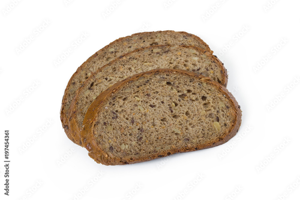 three crusts of bread