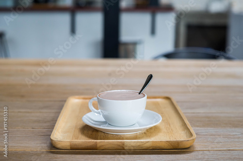 Coffee cup on the table
