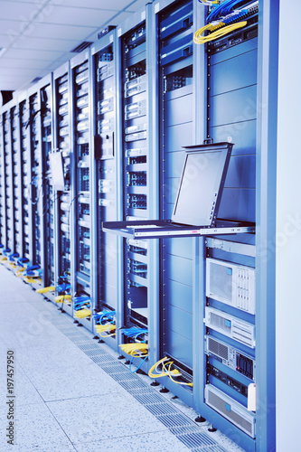 Plakat network server room