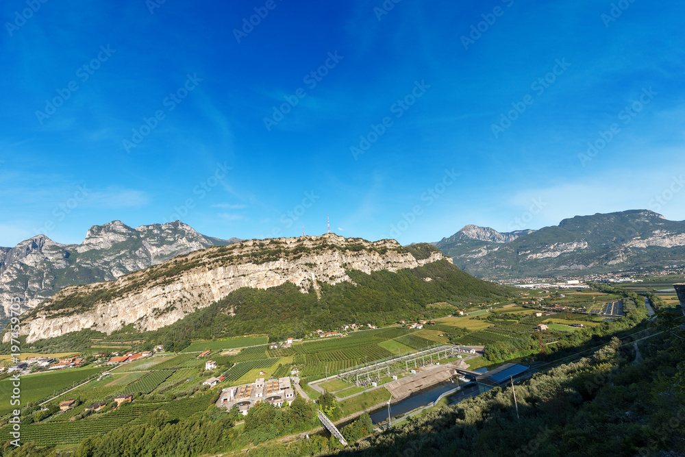 Sarca Valley near the Garda Lake - Trentino Italy
