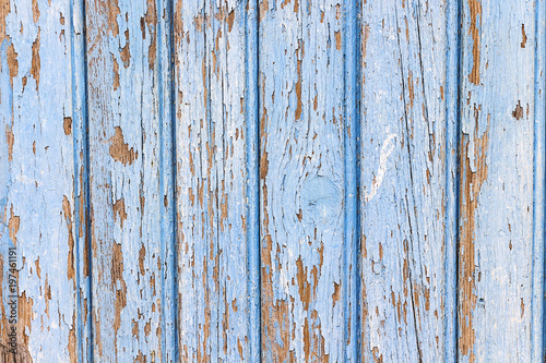 old wooden background with traces of grunge paint