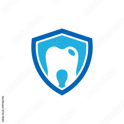 Dental Shield Logo Icon Design