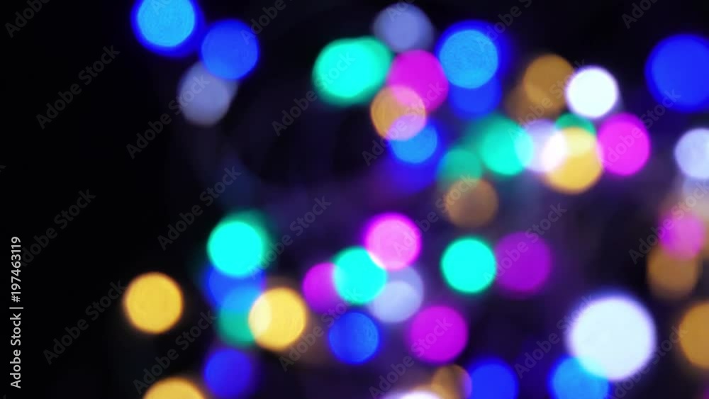Bokeh rotating circles Bokeh rotating circles