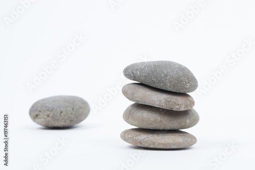 Set of stacked stones