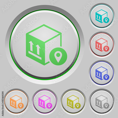 Package tracking push buttons