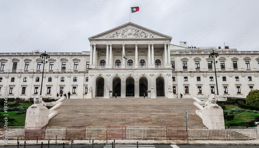 Portuguese Parliament (Sao Bento Palace). Lisboa, Portugal