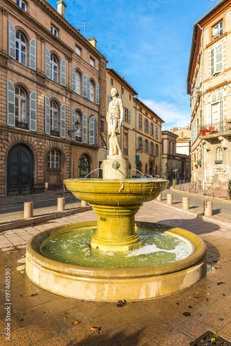 Fontaine à Toulouse, Occitanie en France