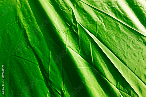 Green awning as a background