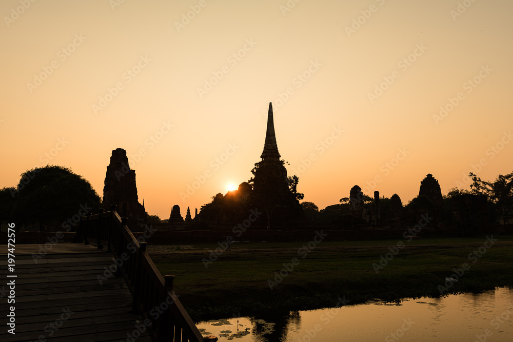 Ayutthaya - Tempel am Morgen
