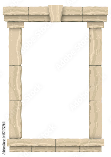 Classic antique arch