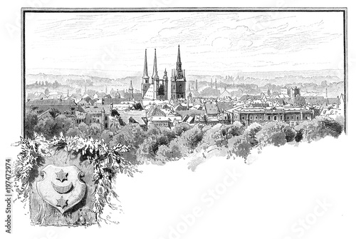 Wallpaper Mural Stadtansicht von Halle an der Saale Torontodigital.ca