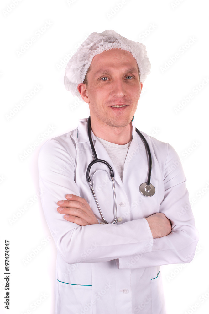 Doctor On White Background Doctor On White Background