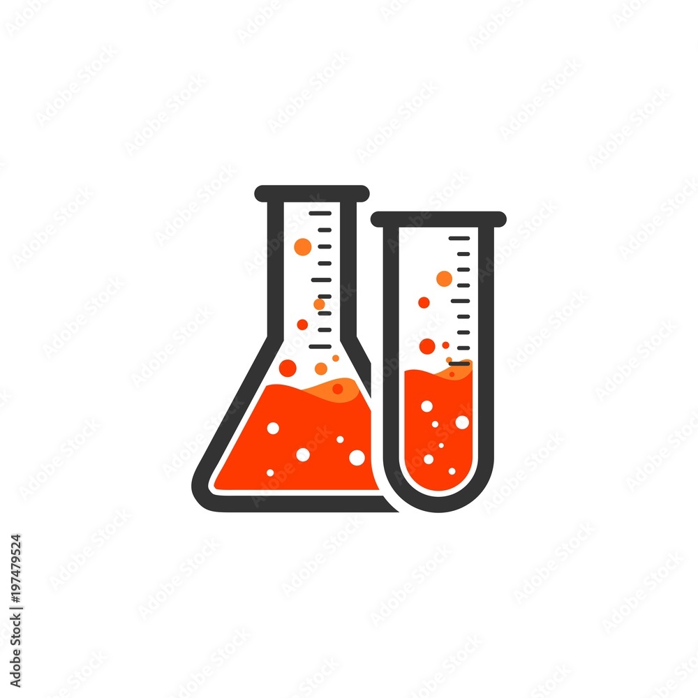 chemical tube logo vector chemical tube logo vector
