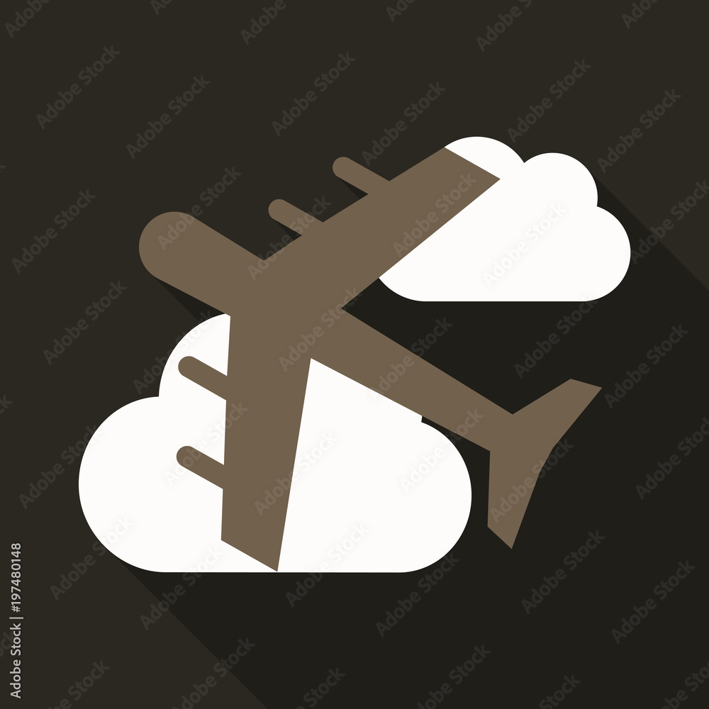 Obraz na plátně Aircraft icon