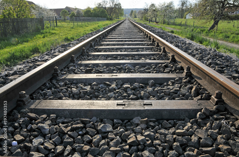 Fototapeta premium eisenbahngleise