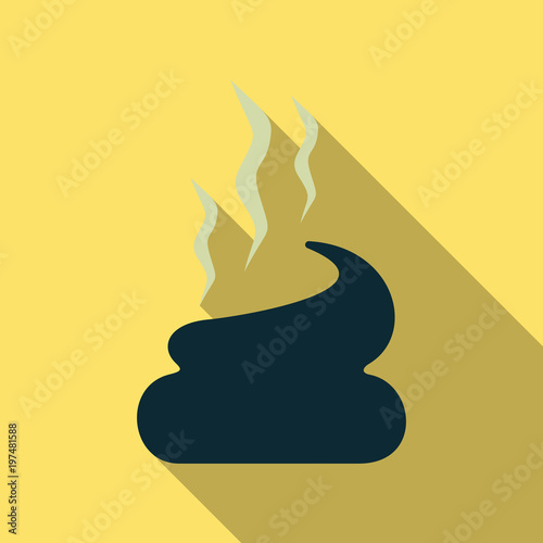 Creative and Minimal Rational Shit Icon Emblem Logo