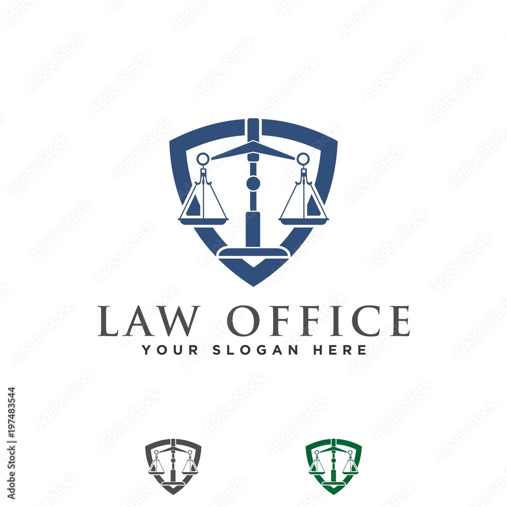 Law Firm,Law Office, Lawyer services, Vector logo template