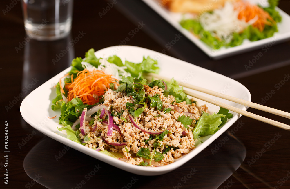 Thai Larb Gai Entree Thai Larb Gai Entree