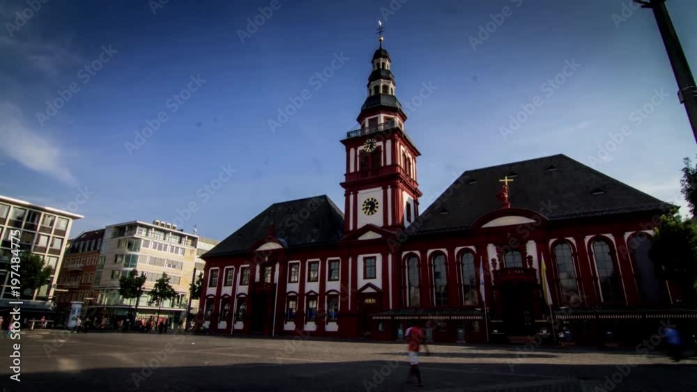 Mannheim Marktplatz - Hyperlapse