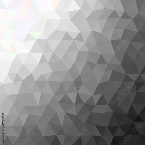 Retro geometrical irregular triangle pattern background - vector illustration