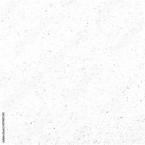 Subtle halftone vector texture overlay. Monochrome abstract splattered background.