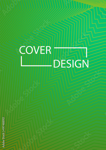 Triangle Cover Design. Template for Business Broshure Cover Book  Flyer  Card.