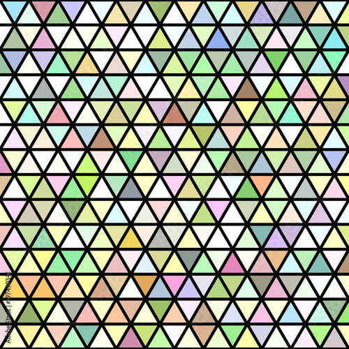 Abstract retro triangle grid background - vector illustration