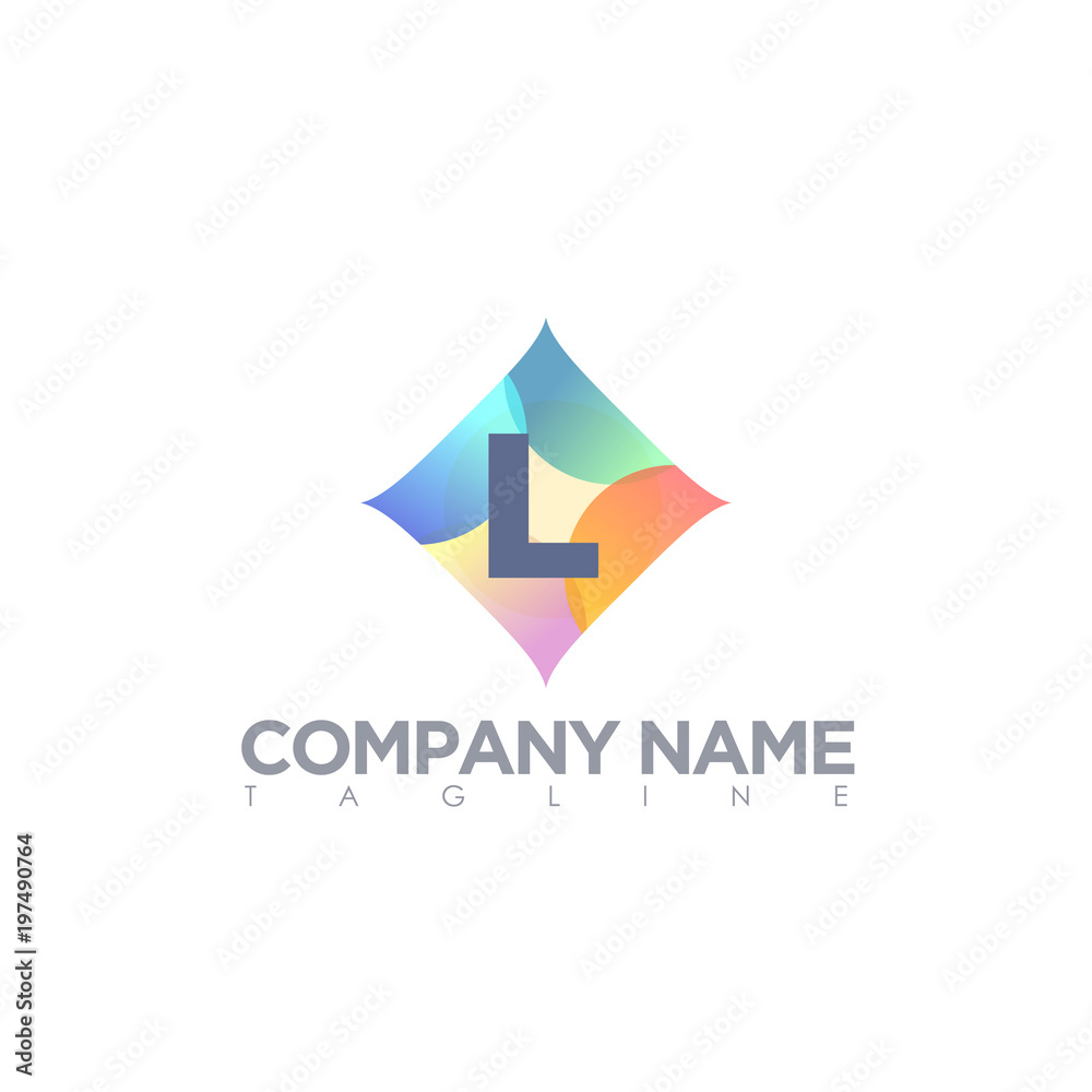 L MODERN LETTER LOGO TEMPLATE L MODERN LETTER LOGO TEMPLATE