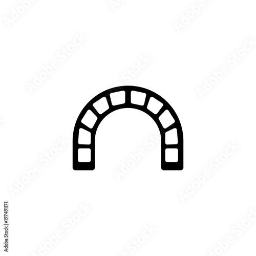 Mouth Guard. Flat Vector Icon. Simple black symbol on white background