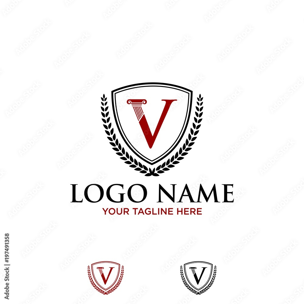 Law Firm,Law Office, latter V, Lawyer services, Vector logo template Law Firm,Law Office, latter V, Lawyer services, Vector logo template