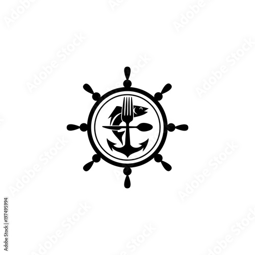 Seafood restaurant logo