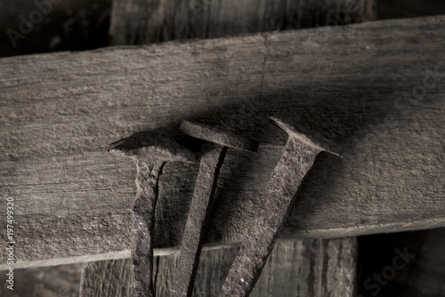 depiction of the holy nails and the holy cross