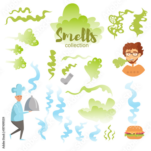 Set with good and bad smells