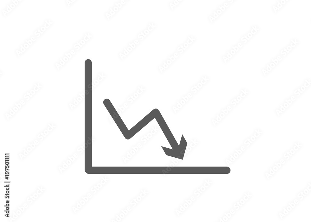 Business profit loss icon Business profit loss icon