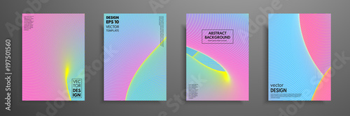 Colorful covers design set. Modern covers template design. Applicable for design covers, pentation, magazines, flyers, annual reports, posters and business cards.