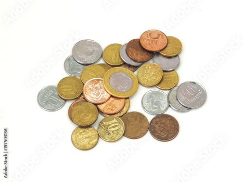 Brazilian real coins